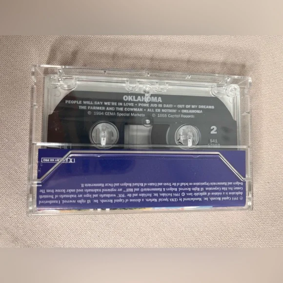Oklahoma Soundtrack Cassette Tape - Picture 2 of 3